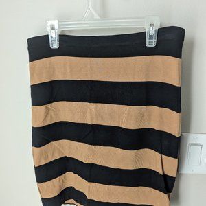 Fossil striped pencil skirt